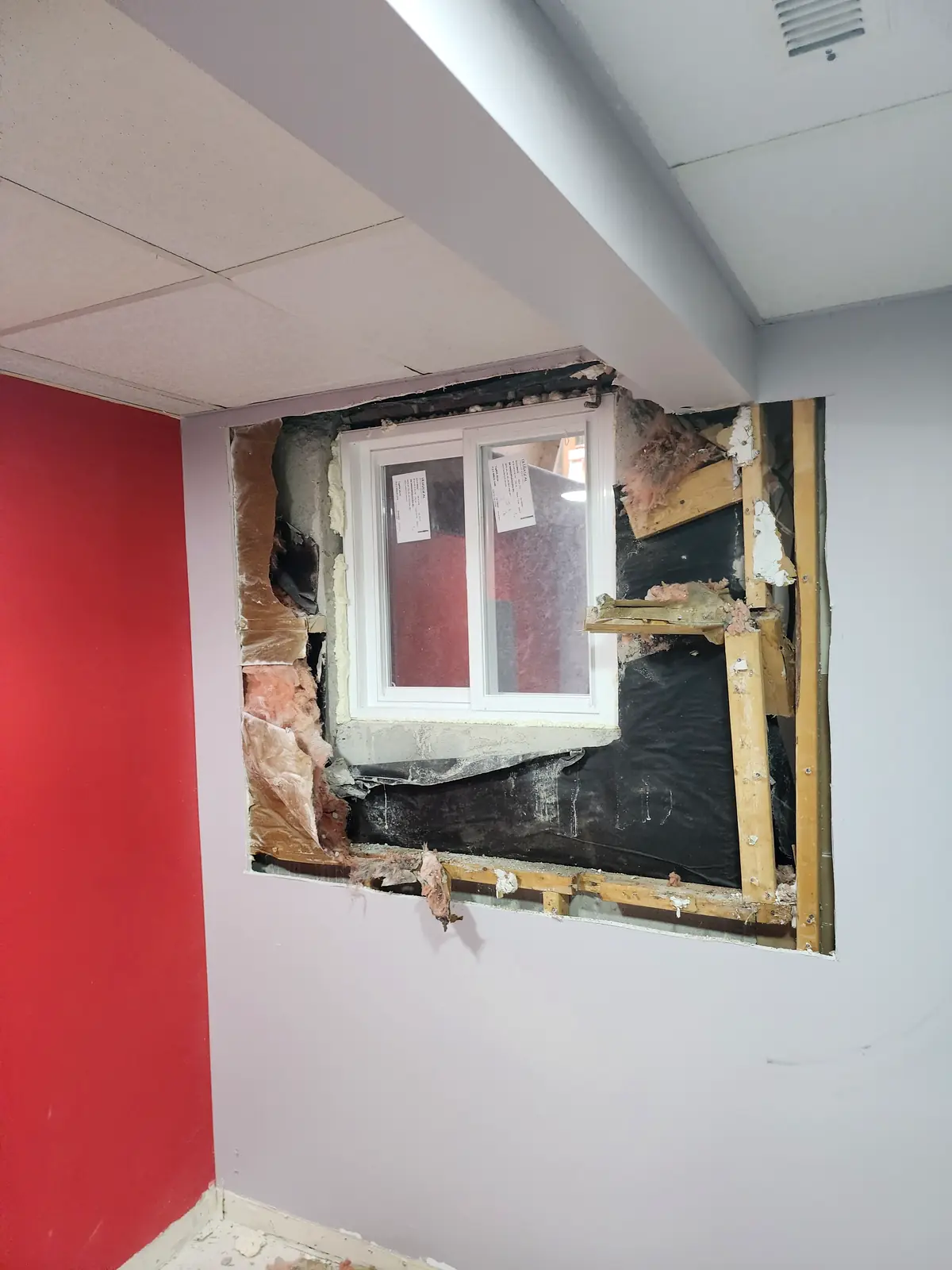 Empire Design & Construction job photo: Egress window install